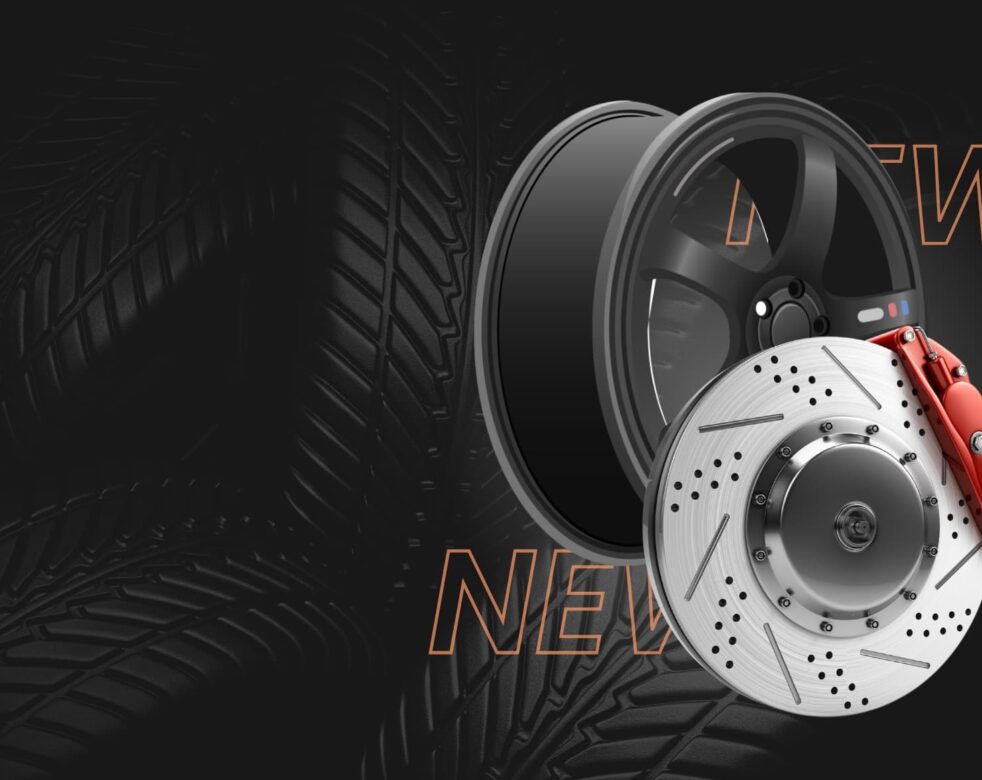 Brake Calipers and Alloy Wheel